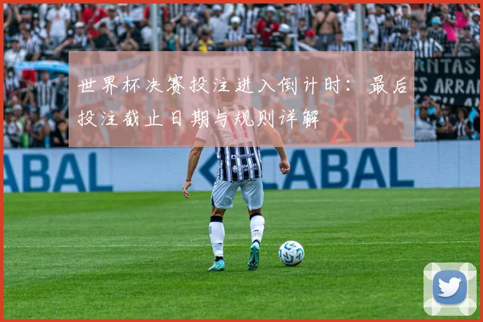世界杯决赛投注进入倒计时：最后投注截止日期与规则详解